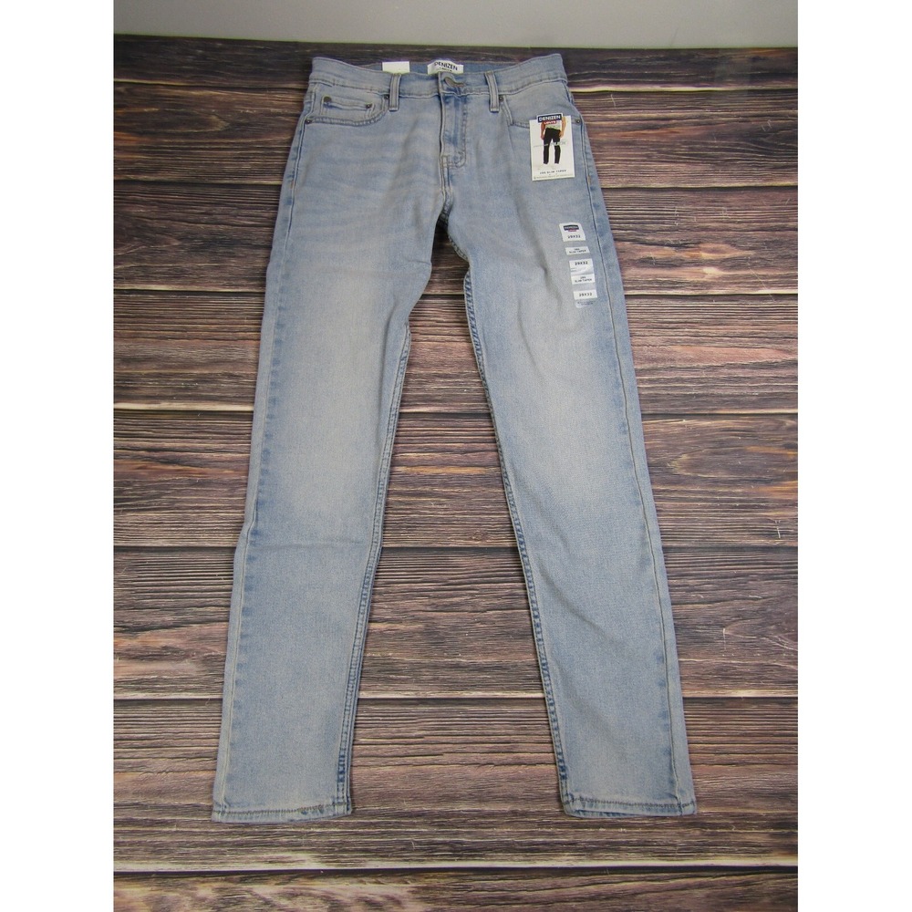 Denizen Levi's NEW NWT Mens 29x32 286 Slim Taper Blue Denim Jeans Light Wash